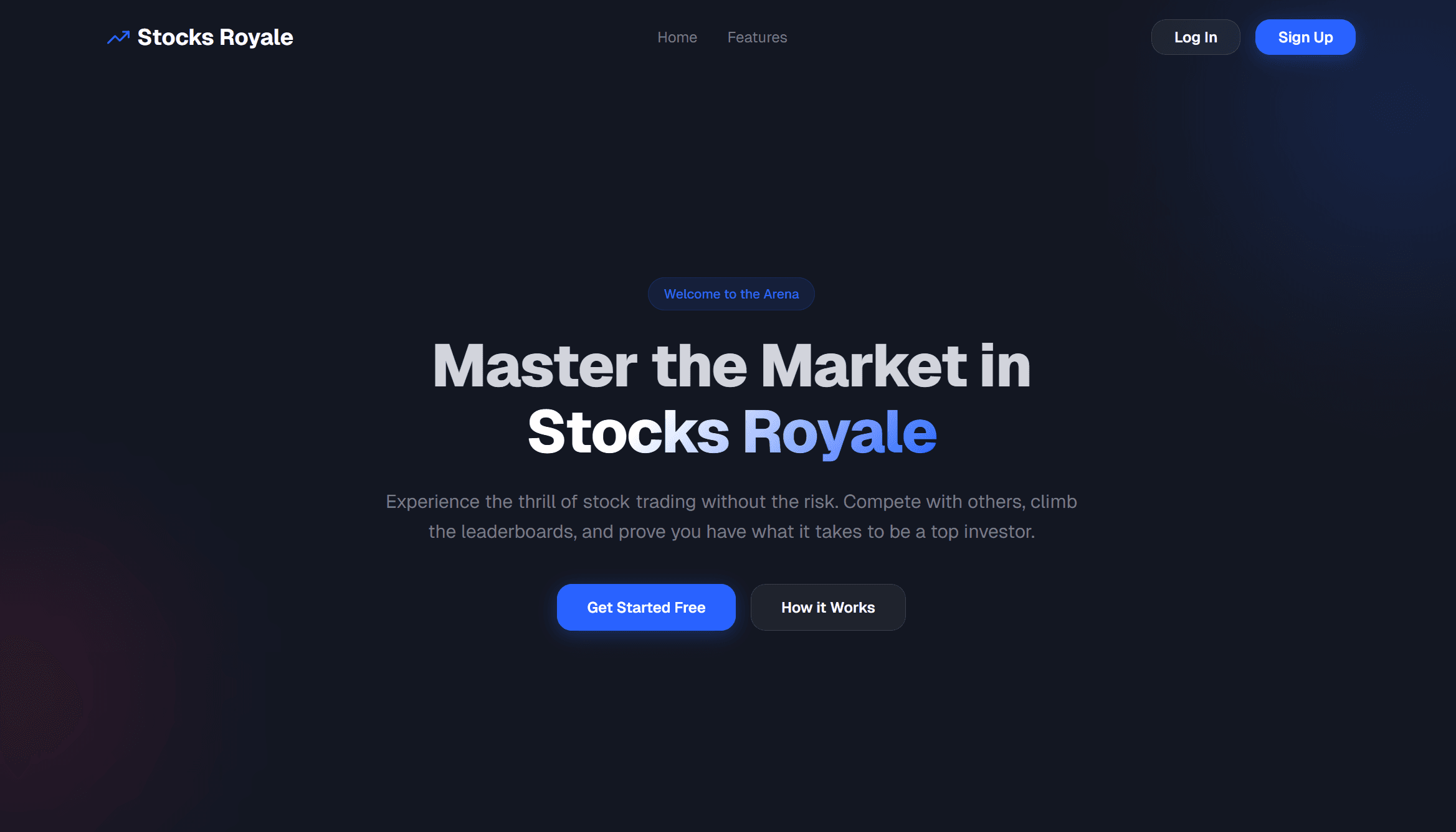 Stocks Royale interface